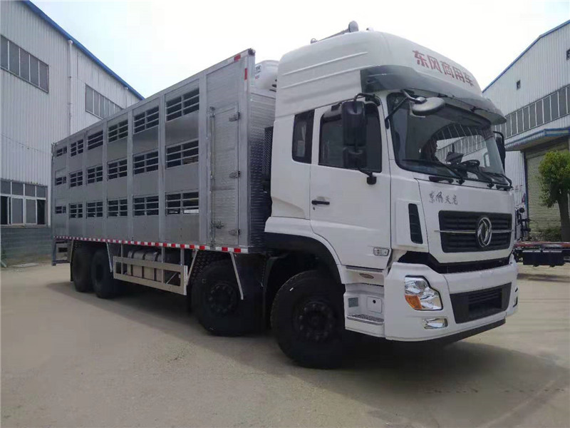 東風天龍9.6米恒溫畜禽運輸車