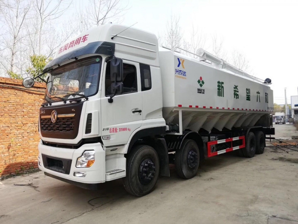 前四后八315馬力散裝飼料車(chē)25噸