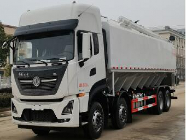 國六東風(fēng)天龍前四后八飼料車